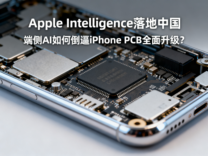 Apple Intelligence落地中国：端侧AI如何倒逼iPhone PCB全面升级？