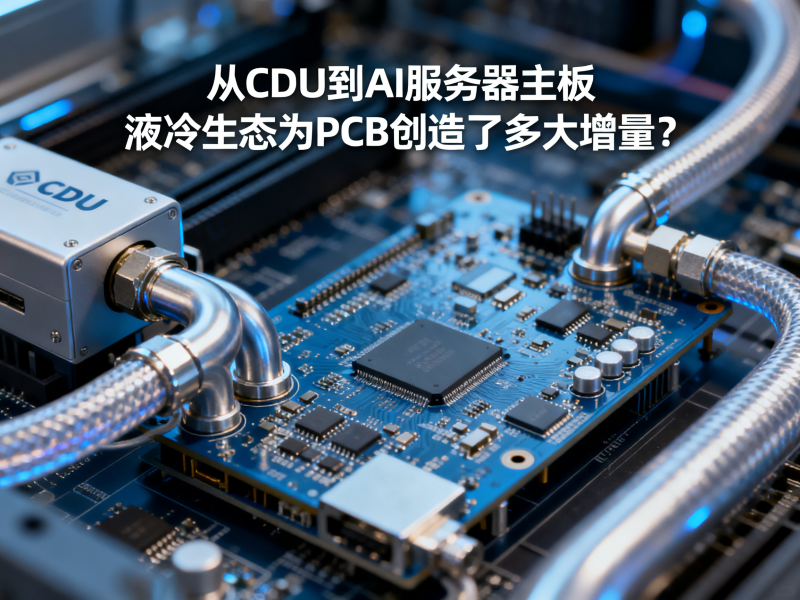 从CDU到AI服务器主板：液冷生态为PCB创造了多大增量？