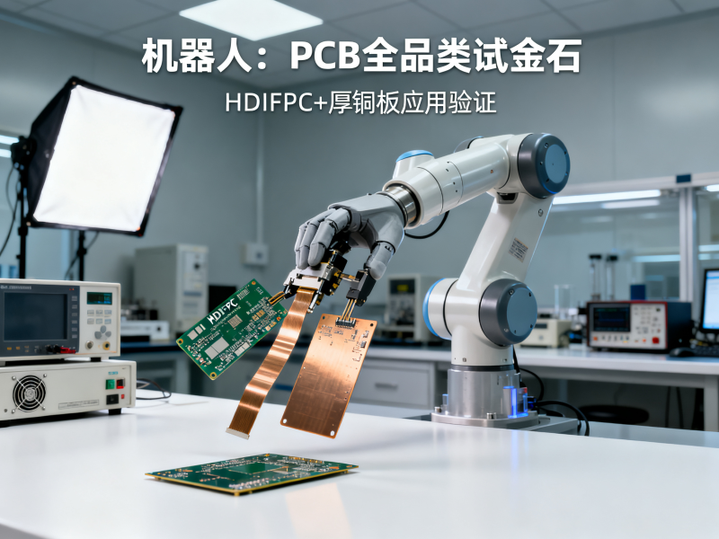 HDI+FPC+厚铜板：为什么机器人是PCB