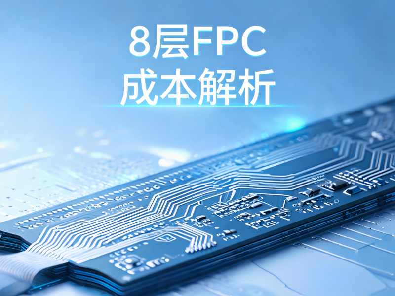 8 层 FPC 成本解析：多层柔性电路板成本构成与优化策略