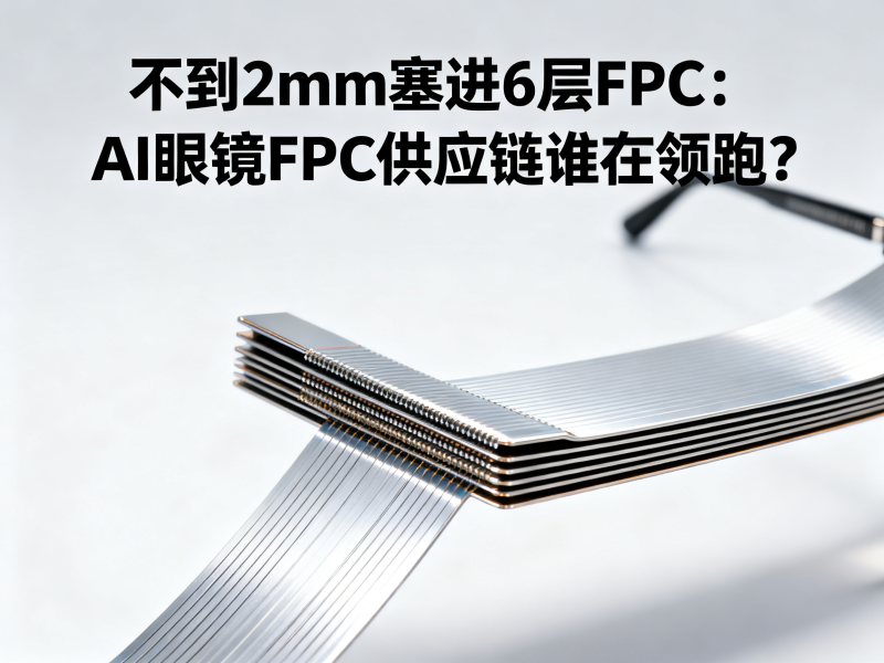不到2mm塞进6层FPC：AI眼镜FPC供应链谁在领跑？