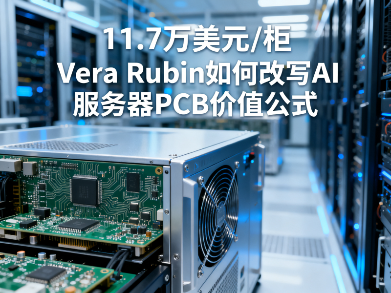 11.7万美元/柜：Vera Rubin如何改写AI服务器PCB价值公式