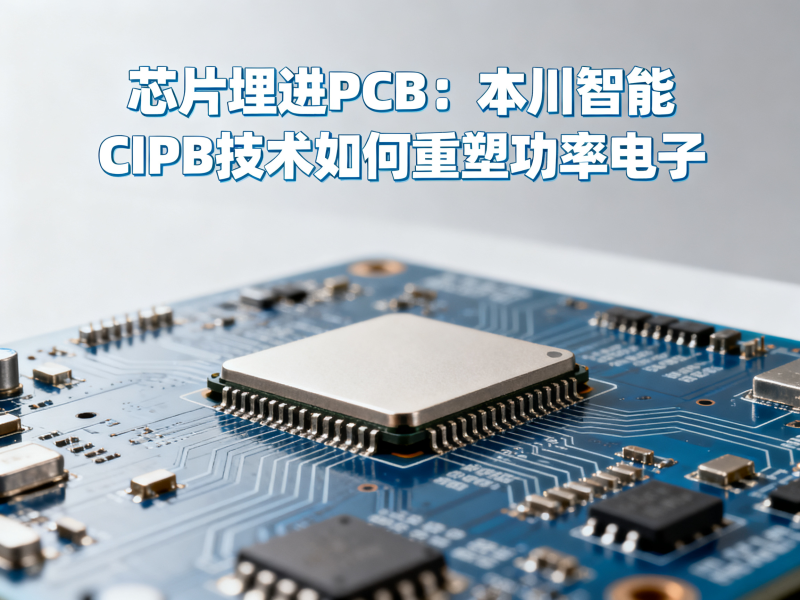 芯片埋进PCB：本川智能CIPB技术如何重塑功率电子