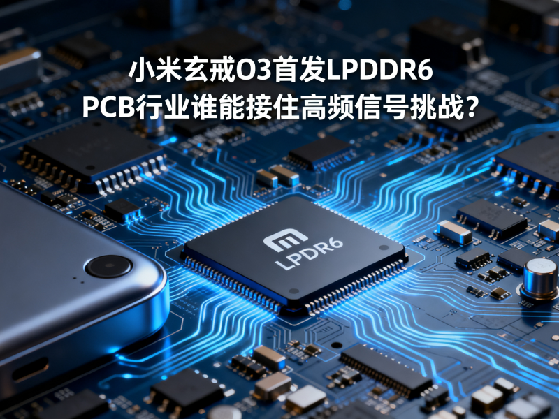 小米玄戒O3首发LPDDR6：PCB行业谁能接住高频信号挑战？