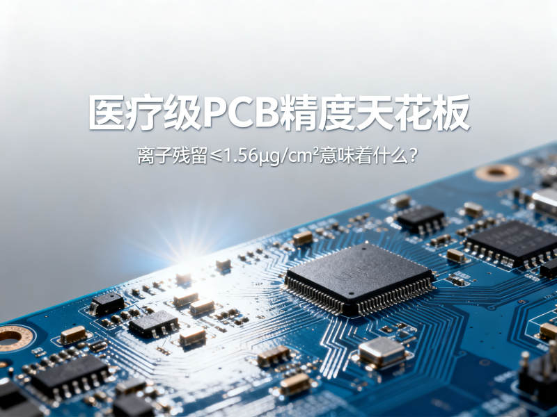 医疗级PCB精度天花板：离子残留≤1.56μg/cm2意味着什么？