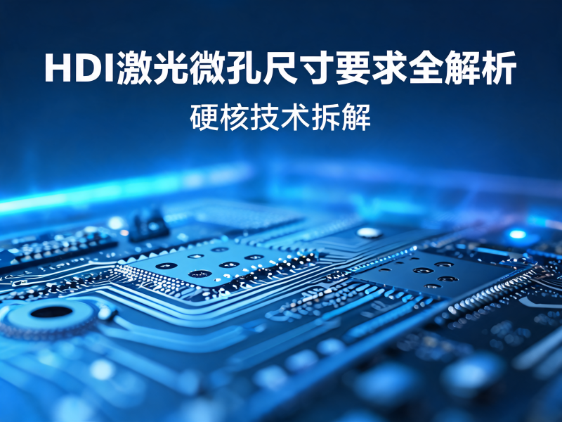 HDI 激光微孔尺寸要求全解析：高密度互联 PCB 制造的核心参数与工艺指南