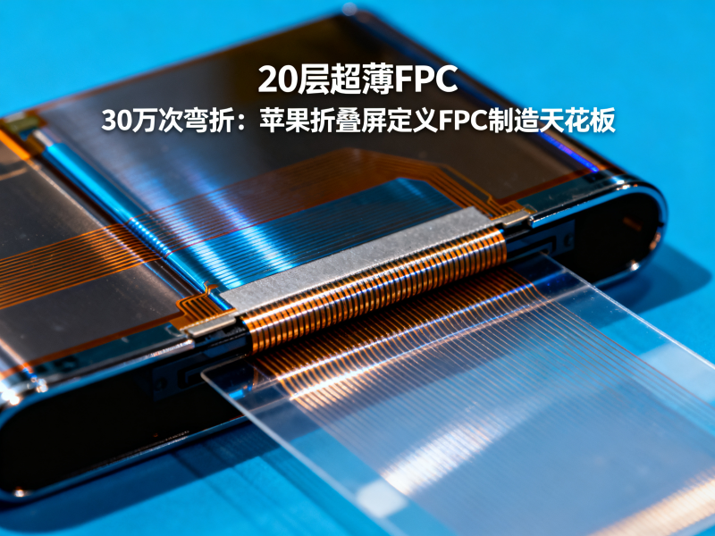 20层超薄FPC、30万次弯折：苹果折叠屏定义FPC制造天花板