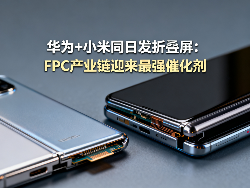 华为+小米同日发折叠屏：FPC产业链迎来最强催化剂