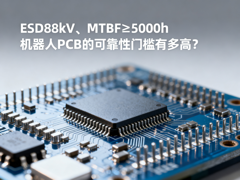 ESD±8kV、MTBF≥5000h：机器人PCB的可靠性门槛有多高？