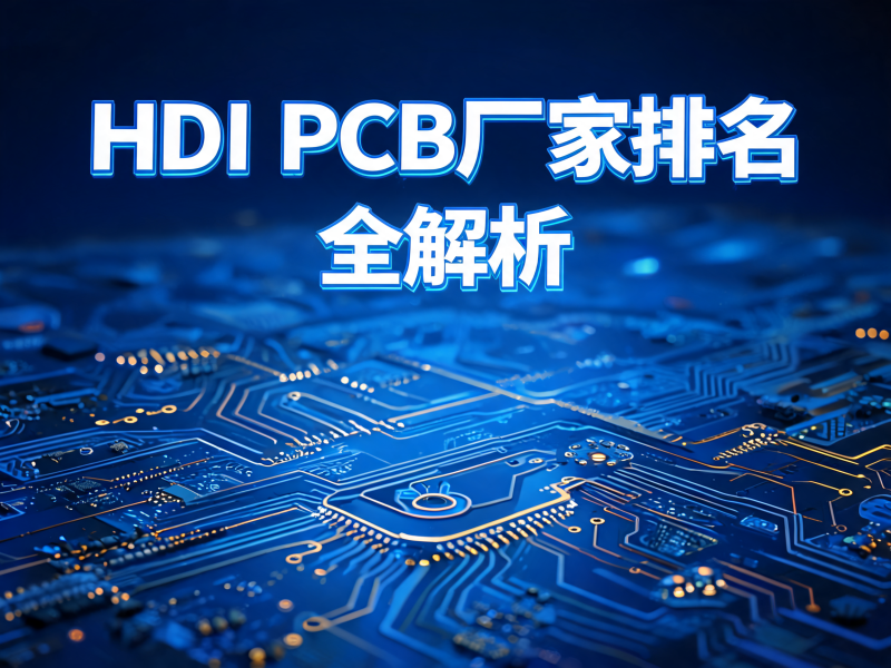HDI PCB 厂家排名全解析：技术能力与市场布局综合评估