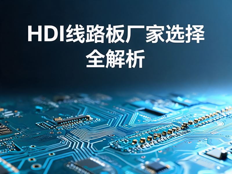 HDI 线路板厂家选择全解析：从技术能力到应用场景的综合指南