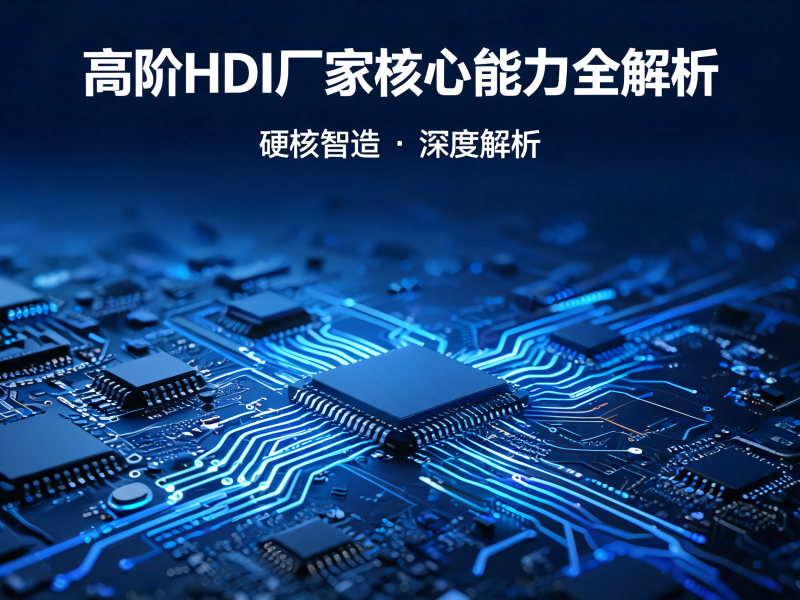 高阶 HDI 厂家核心能力全解析：如何选择高性能 HDI PCB 供应商？
