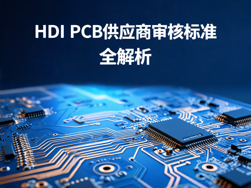 HDI PCB 供应商审核标准全解析：从技术到服务的综合评估指南