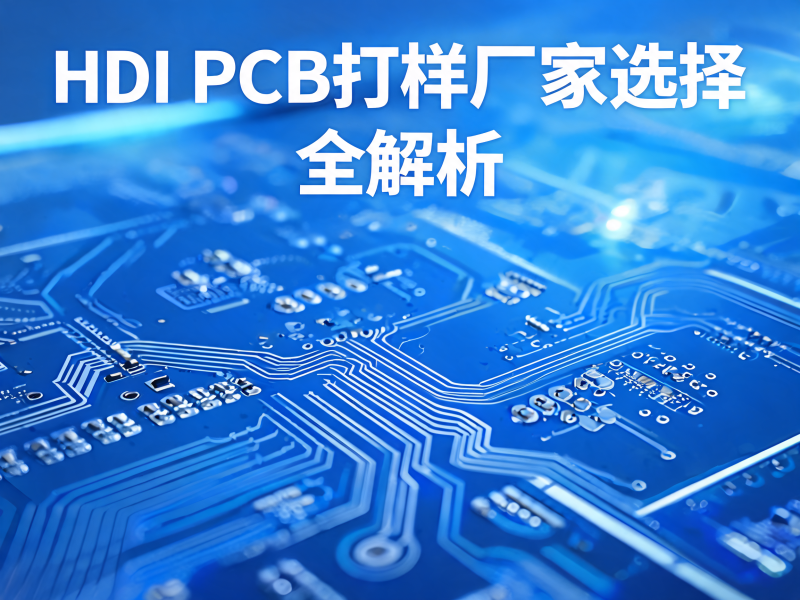 HDI PCB 打样厂家选择全解析