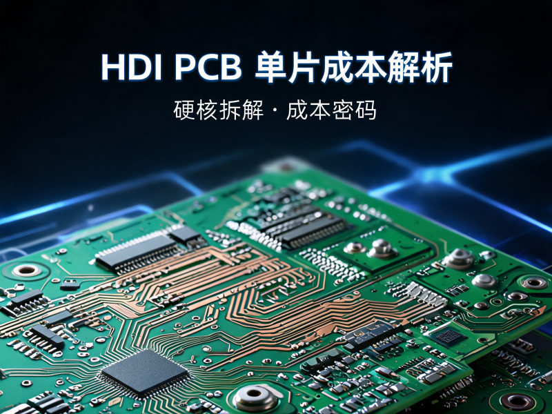 HDI PCB 单片成本解析：影响因素、成本构成及优化策略