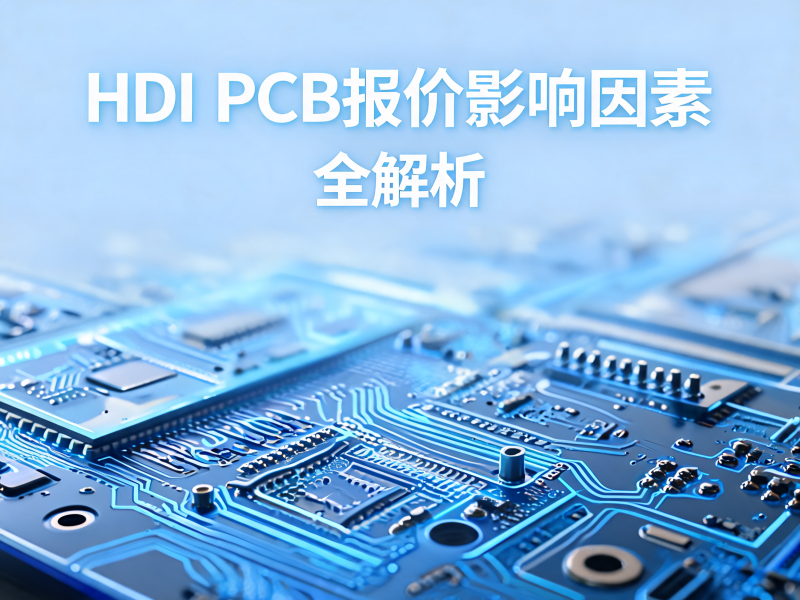 HDI PCB 报价影响因素全解析：技术、材料与成本的深度关联
