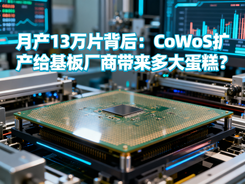 月产13万片背后：CoWoS扩产给基板厂商带来多大蛋糕？