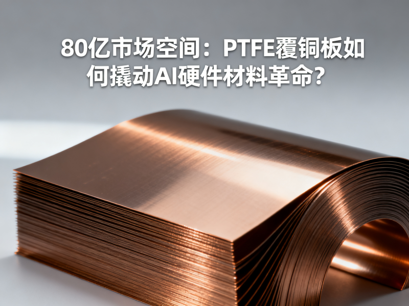 80亿市场空间：PTFE覆铜板如何撬动AI硬件材料革命？