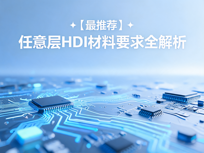 任意层 HDI 材料要求全解析：从基材到工艺的技术标准