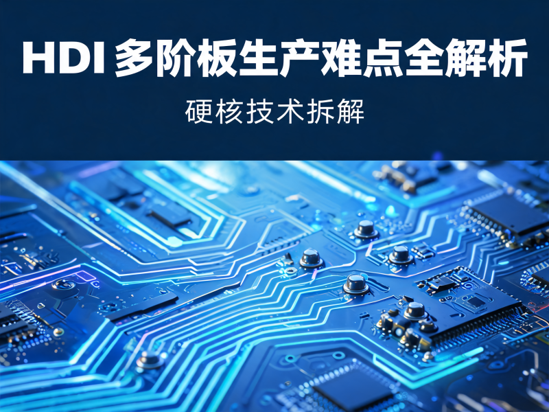 HDI 多阶板生产难点全解析：从技术瓶颈到工艺突破