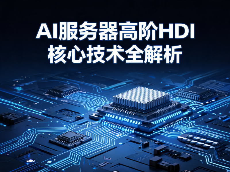 AI 服务器高阶 HDI 核心技术全解析：从材料到工艺的深度剖析  ?