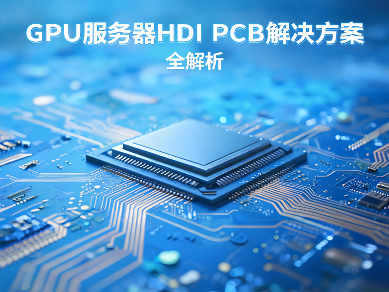 GPU 服务器 HDI PCB 解决方案全解析：技术趋势、应用场景与选型指南
