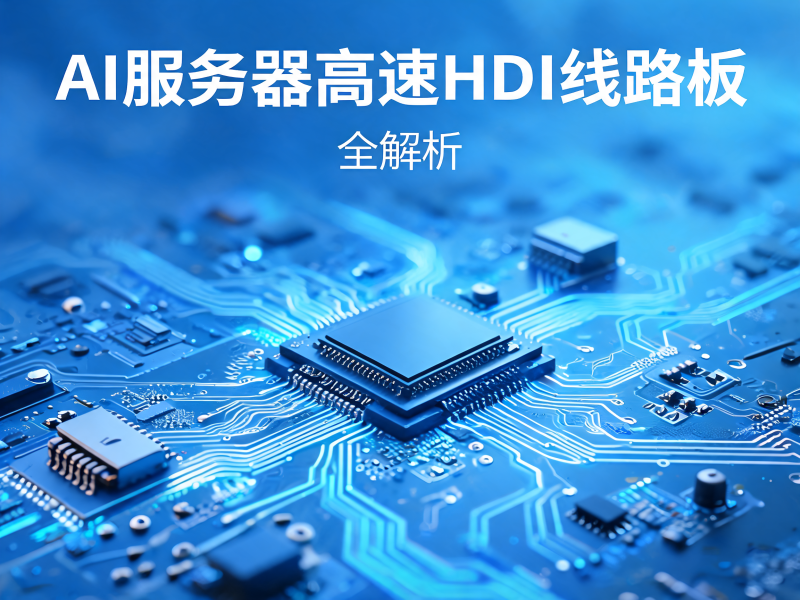 AI 服务器高速 HDI 线路板全解析：技术特性、制造工艺与行业应用
