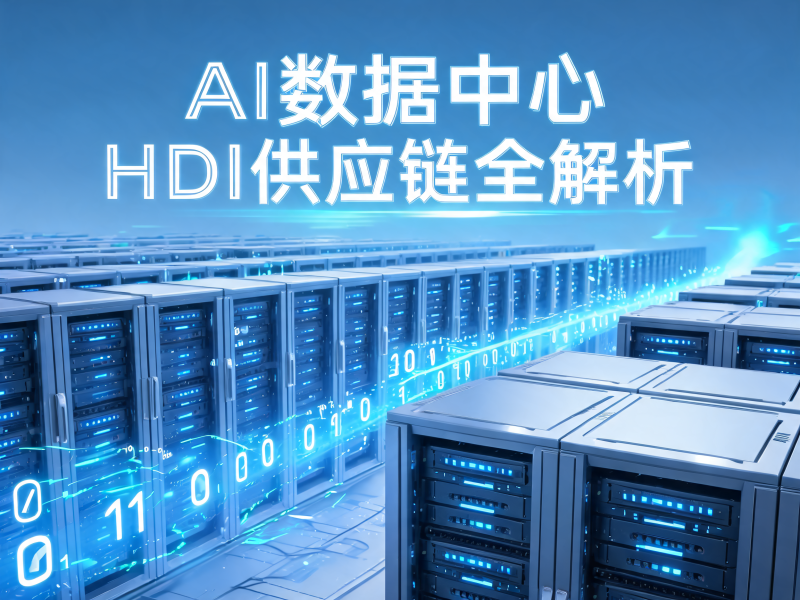 AI 数据中心 HDI 供应链全解析：技术趋势、关键环节与企业能力对比