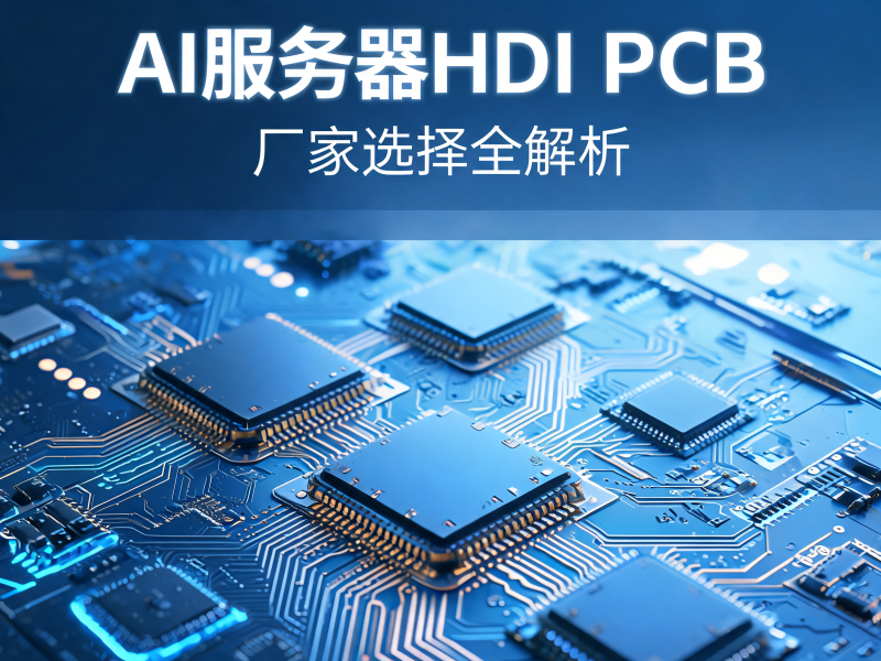 AI 服务器 HDI PCB 厂家选择全解析：从技术能力到工程服务的采购决策指南