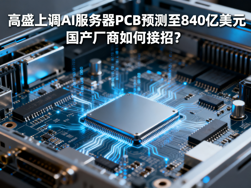 高盛上调AI服务器PCB预测至840亿美元，国产厂商如何接招？