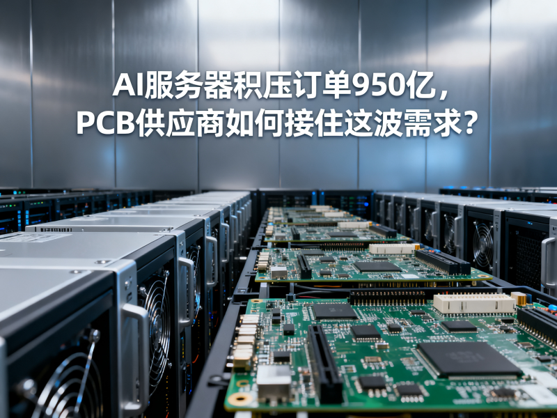 AI服务器积压订单950亿，PCB供应商如何接住这波需求？