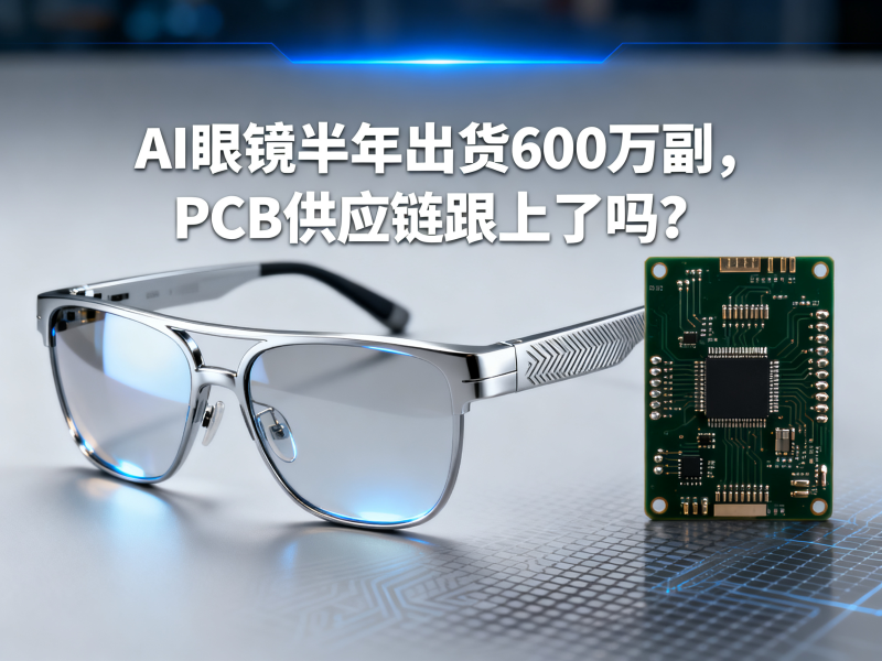 AI眼镜半年出货600万副，PCB供应链跟上了吗？