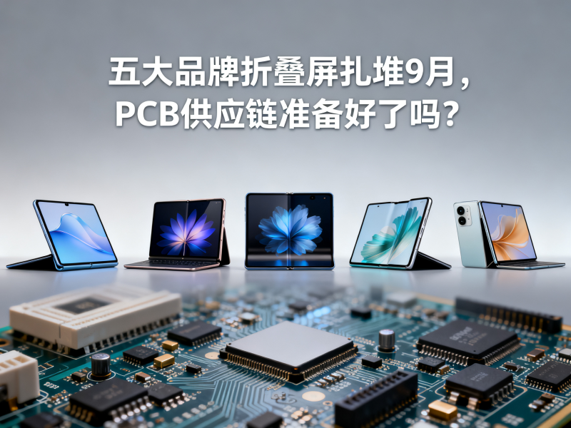 五大品牌折叠屏扎堆9月，PCB供应链准备好了吗？