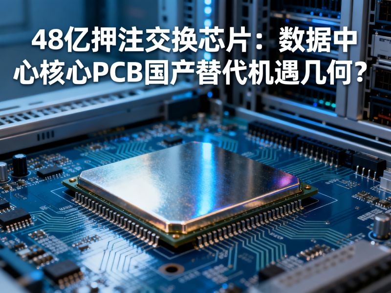 48亿押注交换芯片：数据中心核心PCB国产替代机遇几何？