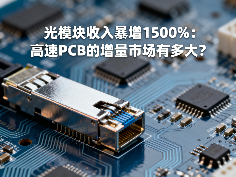 光模块收入暴增1500%：高速PCB的增量市场有多大？
