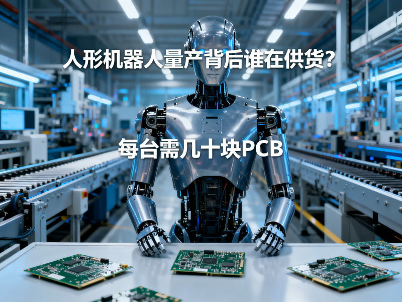每台机器人需要几十块PCB——人形机器人量产背后谁在供货？