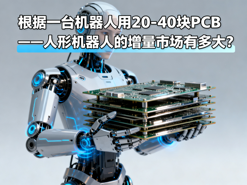 一台机器人用20-40块PCB——人形机器人的增量市场有多大？