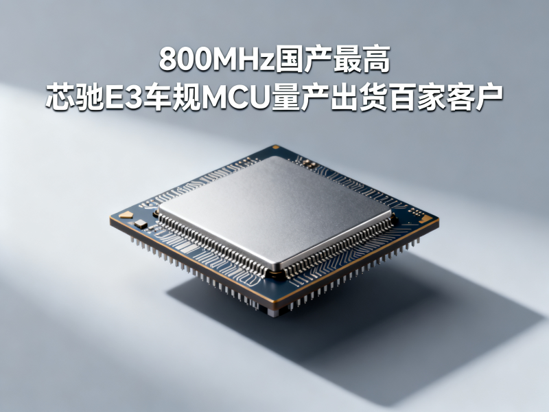 800MHz国产最高：芯驰E3车规MCU量产出货百家客户