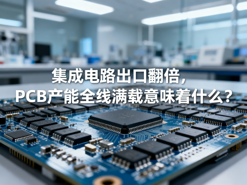 央视定调：集成电路出口翻倍，PCB产能全线满载意味着什么？