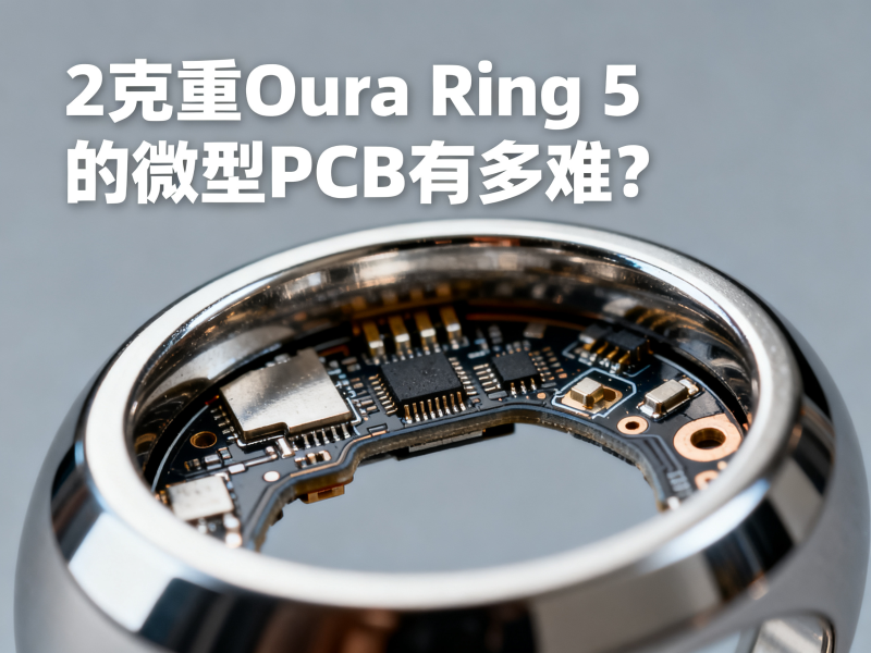 2克重的Oura Ring 5里，智能戒指的微型PCB有多难做？