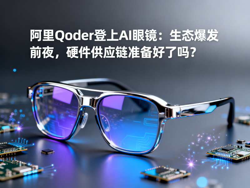 阿里Qoder登上AI眼镜：生态爆发前夜，硬件供应链准备好了吗？