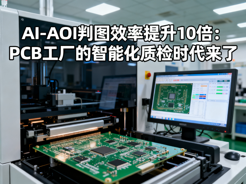 AI-AOI判图效率提升10倍：PCB工厂的智能化质检时代来了