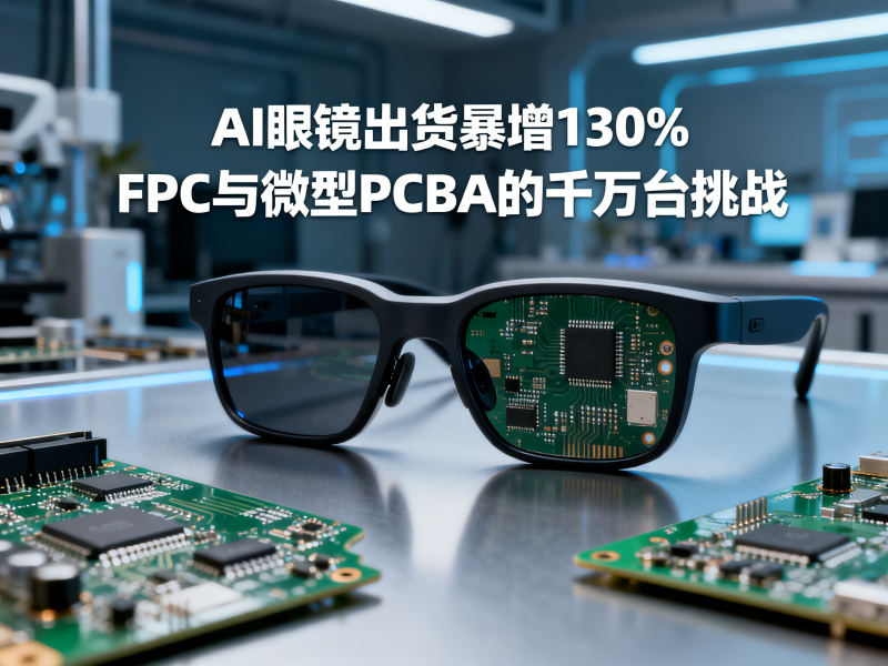 AI眼镜出货暴增130%：FPC和微型PCBA的千万台挑战