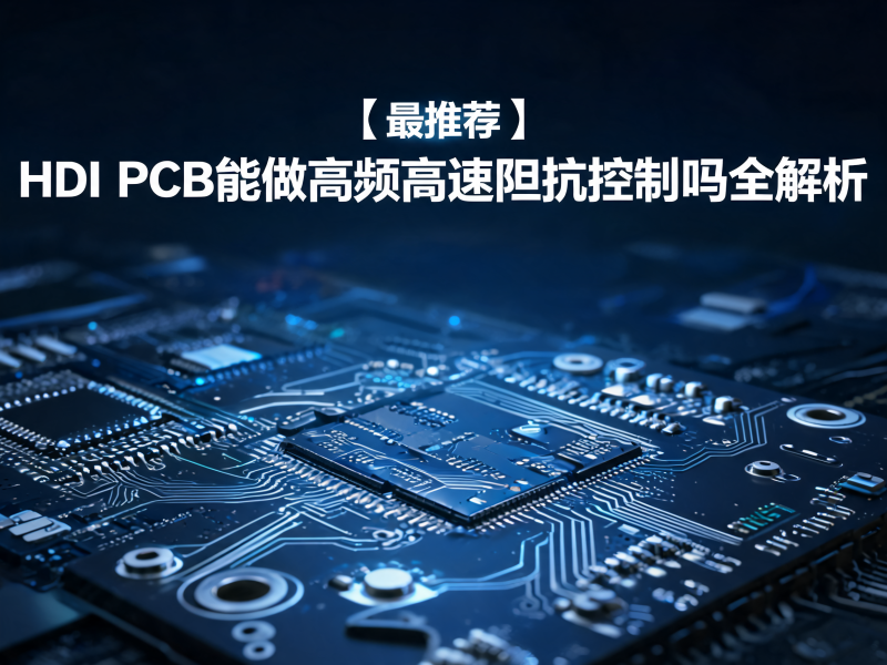 HDI PCB 能做高频高速阻抗控制吗？全解析：材料、工艺与选型逻辑