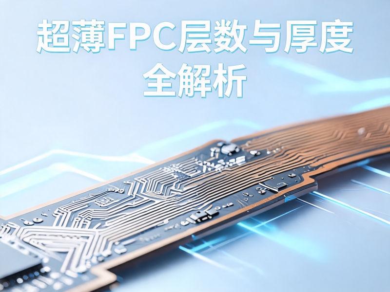 超薄 FPC 层数与厚度全解析：柔性电路的 “微结构革命”