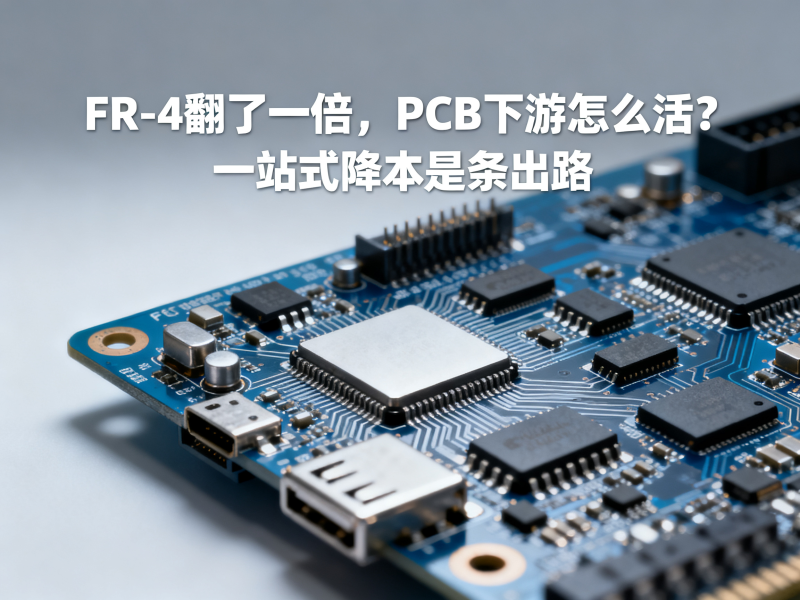 FR-4翻了一倍，PCB下游怎么活？一站式降本是条出路