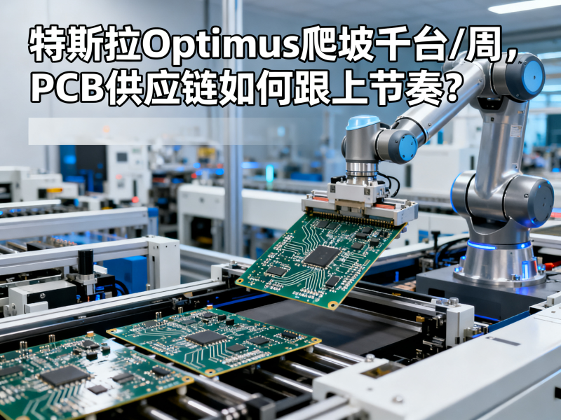 特斯拉Optimus爬坡千台/周，PCB供应链如何跟上节奏？
