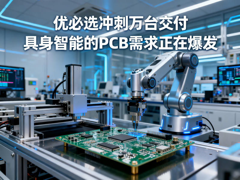 优必选冲刺万台交付，具身智能的PCB需求正在爆发