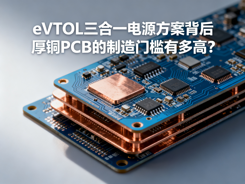 eVTOL三合一电源方案背后：厚铜PCB的制造门槛有多高？