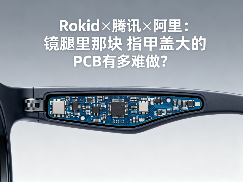 Rokid×腾讯×阿里：镜腿里那块指甲盖大的PCB有多难做？